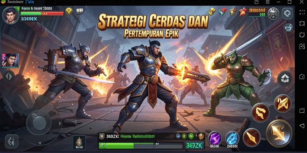 Tampilan permainan strategis yang mendebarkan di 369ZK.