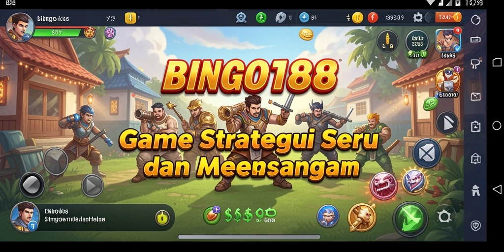 Tangkapan layar BINGO188 menunjukkan gameplay strategi yang seru.