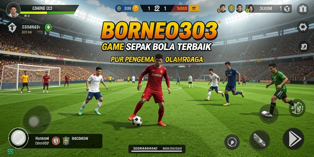 Gameplay seru di lapangan hijau dalam BORNEO303.