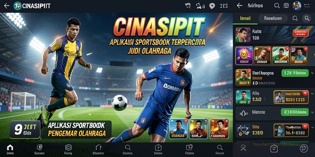Tampilan gameplay utama CINASIPIT yang menarik dan informatif.