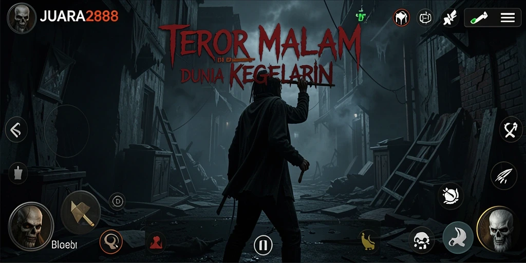 Gambaran gameplay JUARA288 dengan suasana yang menegangkan.