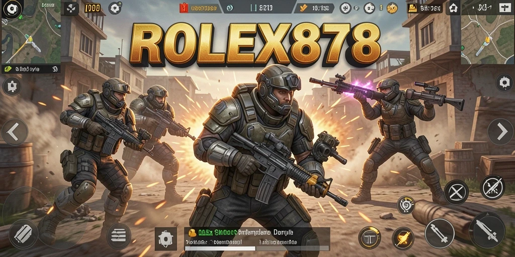 Tampilan gameplay seru di ROLEX878 yang penuh aksi.